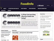 Tablet Screenshot of foodinfo.org.nz